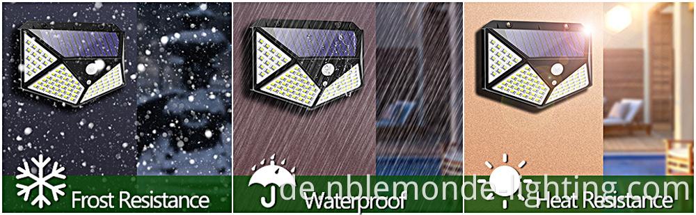 Solar-powered PIR motion sensor floodlight